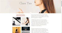 Desktop Screenshot of clareyeo.com
